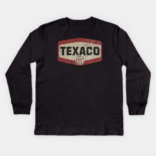 Texaco gasoline Kids Long Sleeve T-Shirt